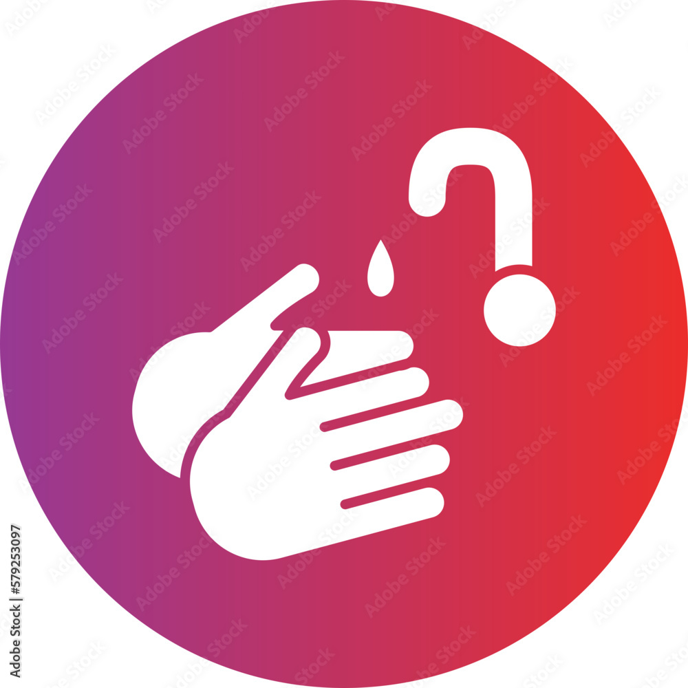 Vector Design Washing Hands Icon Style Vector Design Washing Hands Icon Style