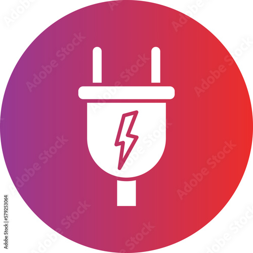 Vector Design Power Plug Icon Style