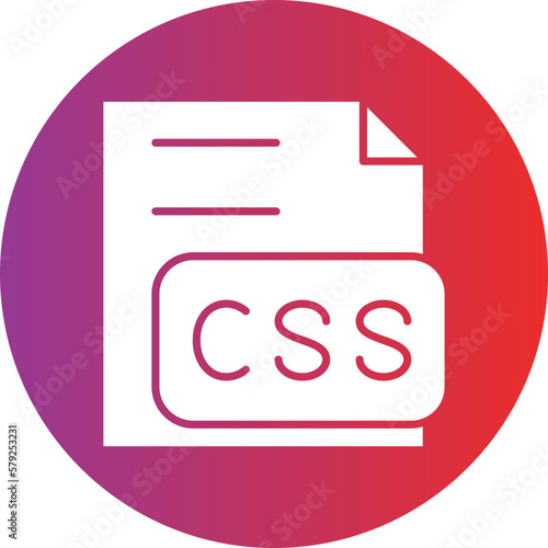 Vector Design CSS File Icon Style