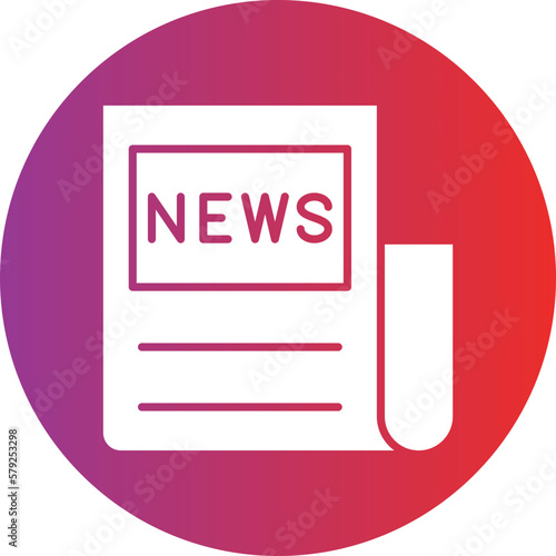 Vector Design News Banner Icon Style