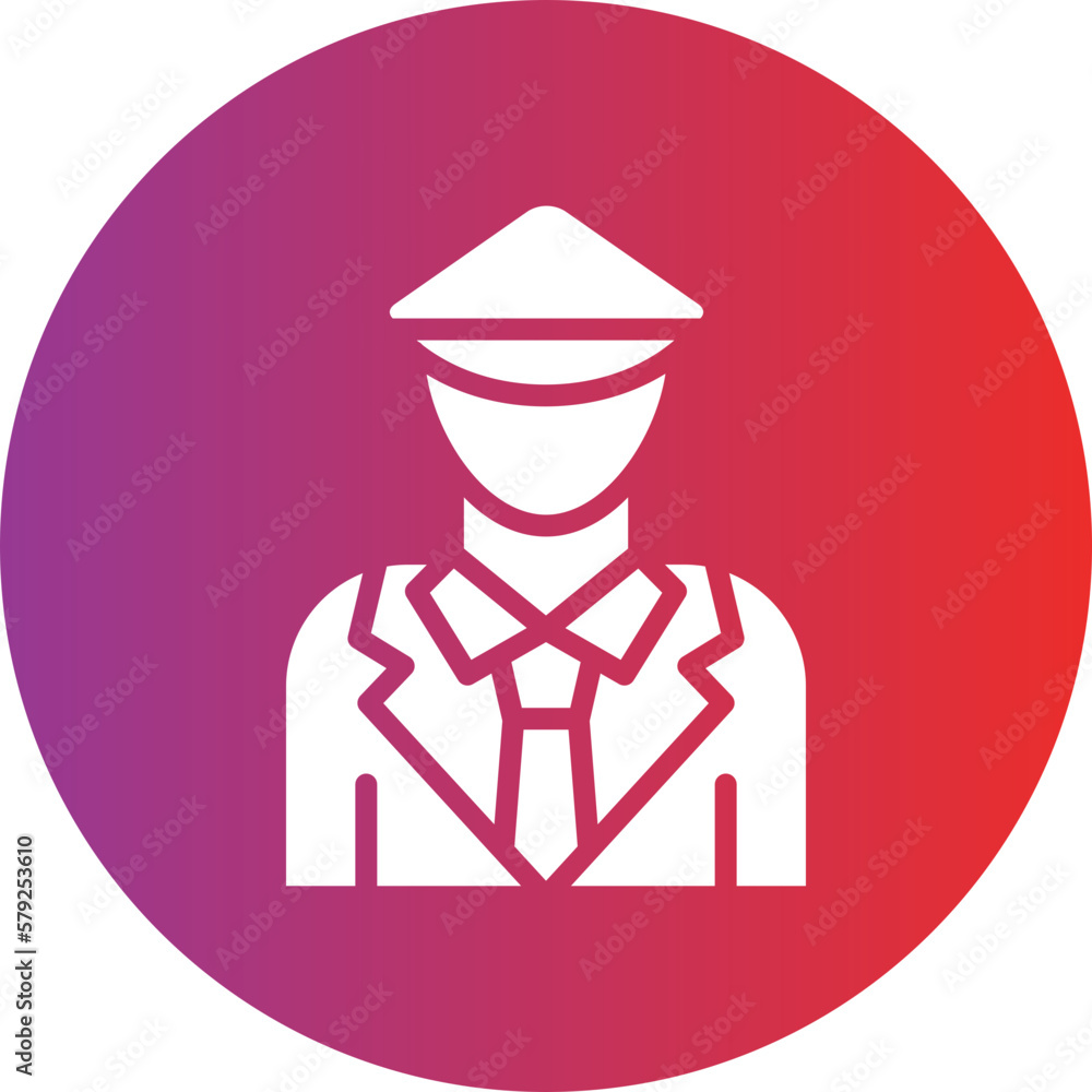 Vector Design Pilot Icon Style Vector Design Pilot Icon Style