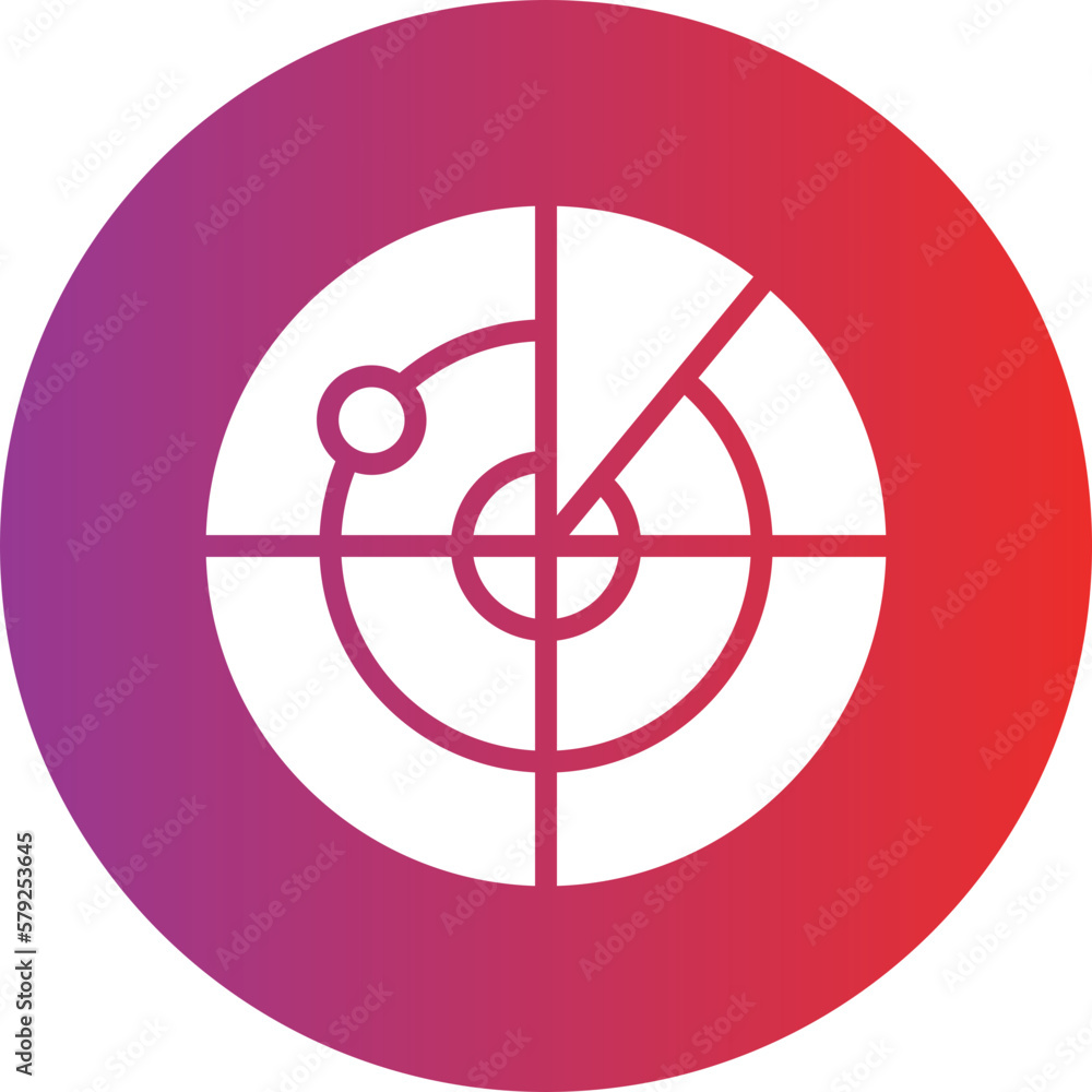 Vector Design Radar Icon Style Vector Design Radar Icon Style
