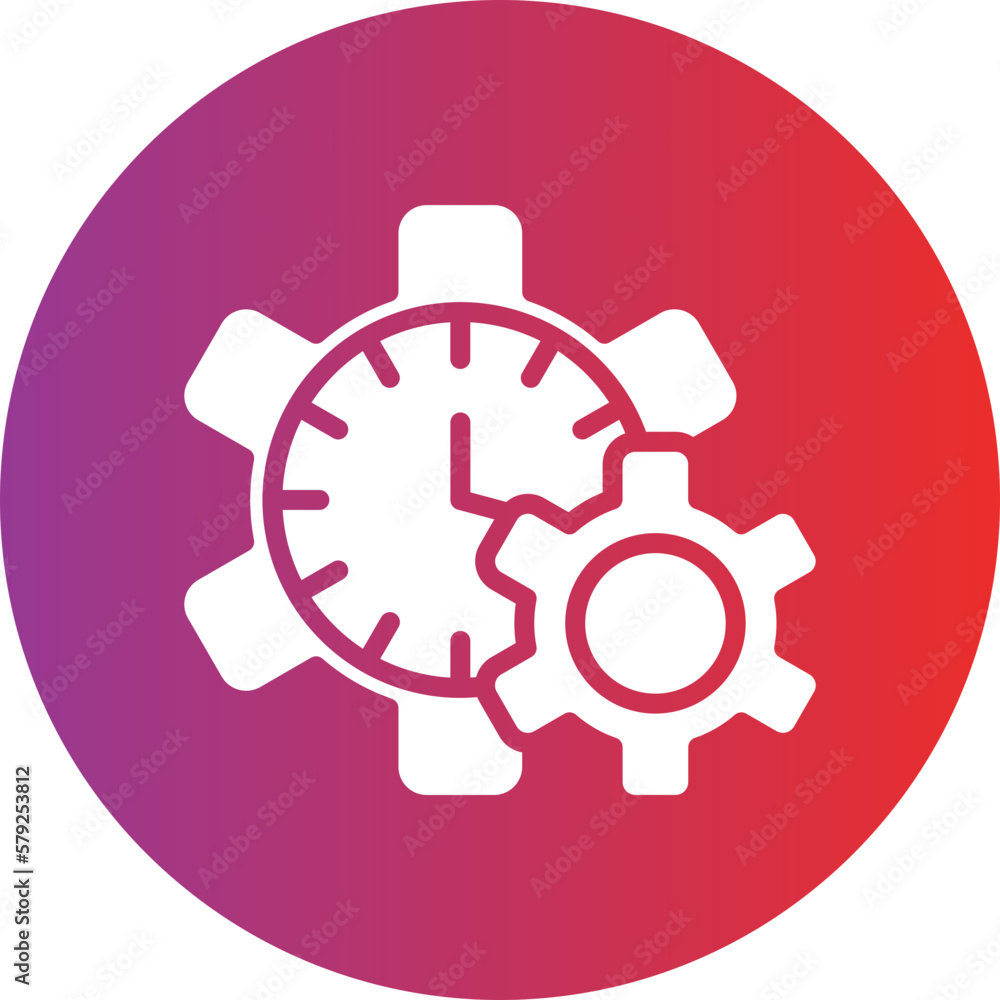 Vector Design Time Management Icon Style Vector Design Time Management Icon Style