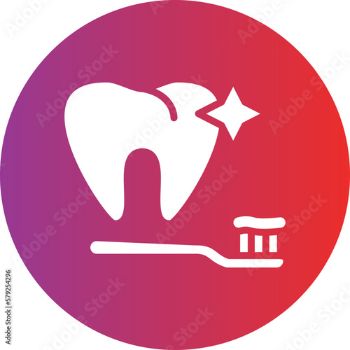 Vector Design Clean Tooth Icon Style
