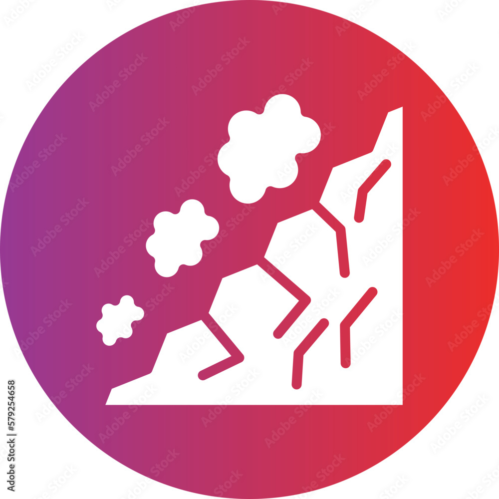 Obraz premium Vector Design Snow Avalanche Icon Style