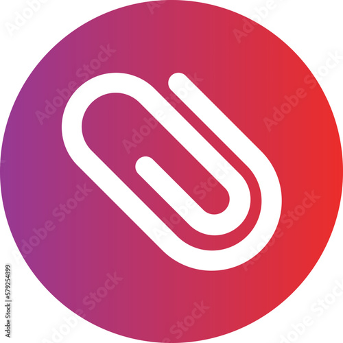 Vector Design Paperclip Icon Style