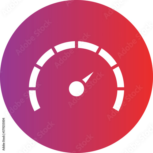 Vector Design Tachometer Icon Style