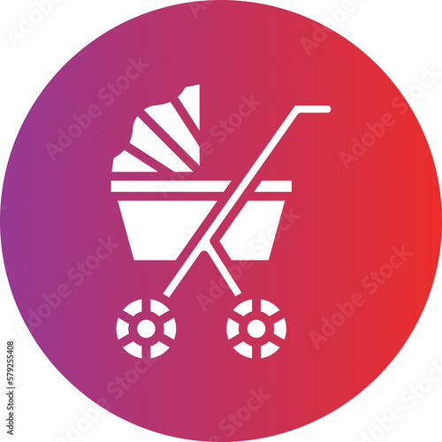 Vector Design Stroller Icon Style