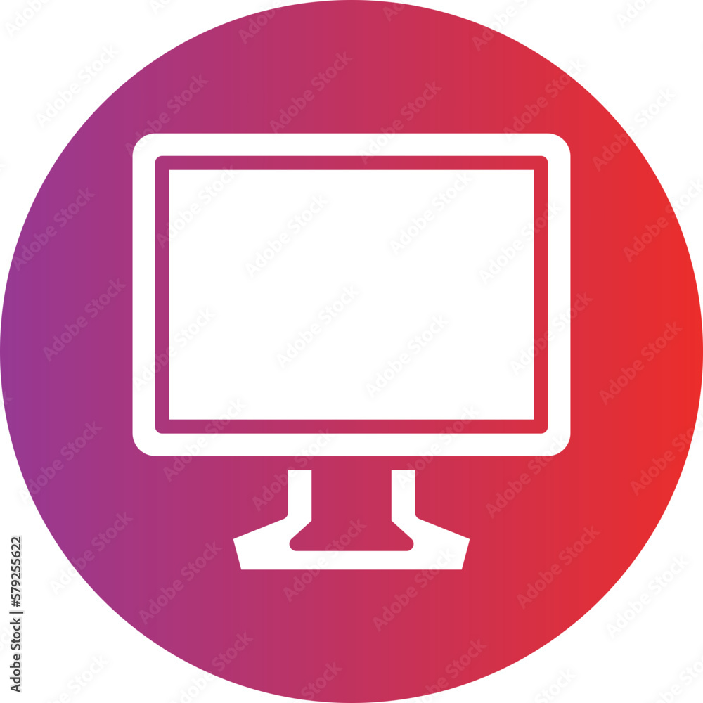 Vector Design TV Screen Icon Style Vector Design TV Screen Icon Style
