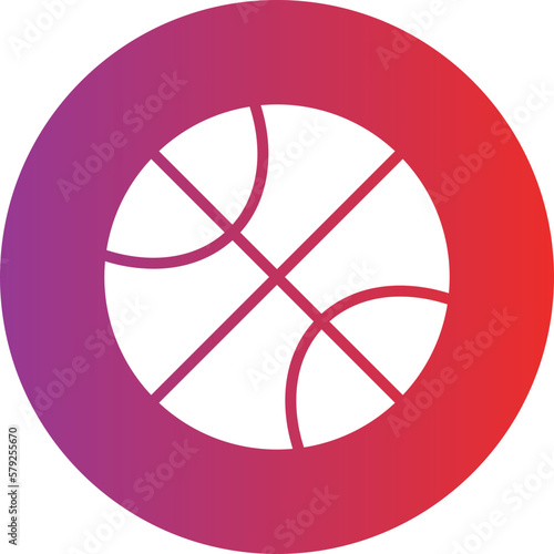 Vector Design Basketball Icon Style