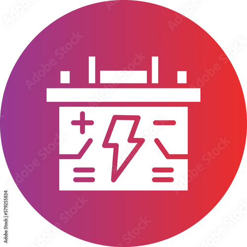 Vector Design Accumulator Icon Style