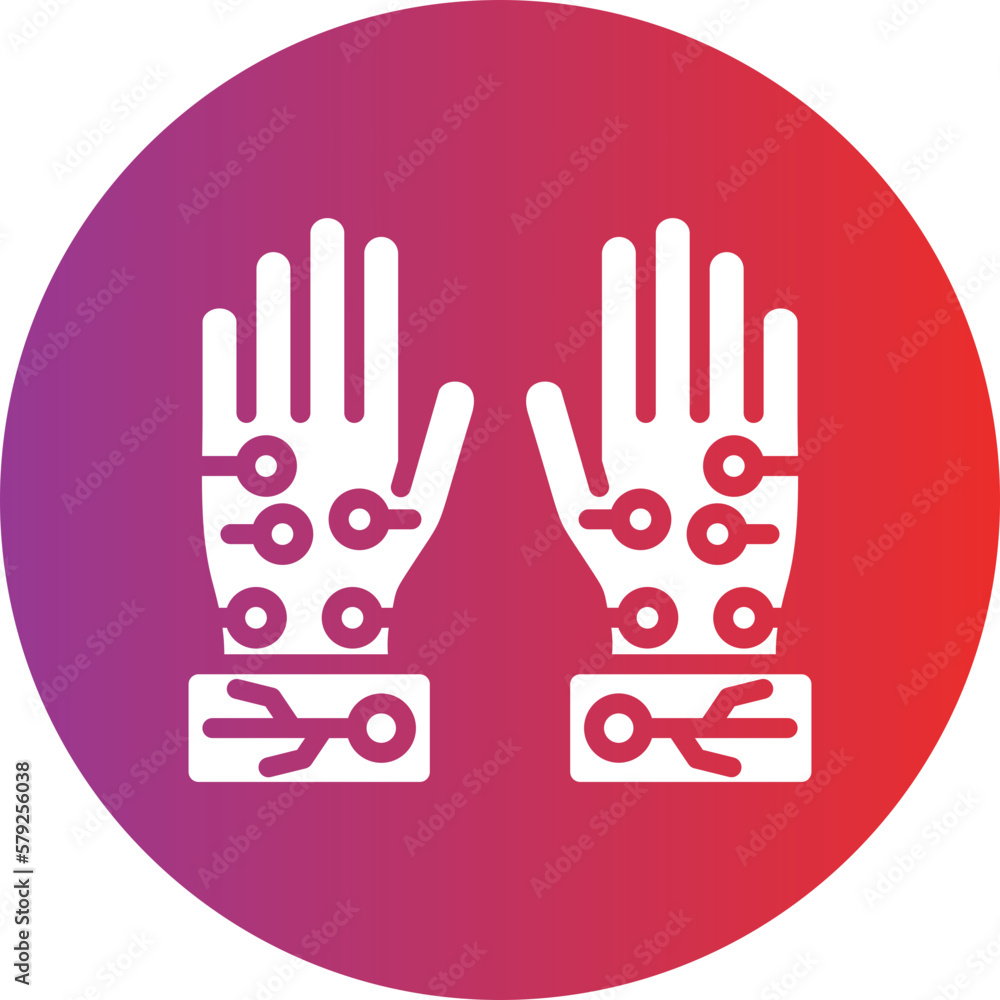 Obraz premium Vector Design Wired Gloves Icon Style