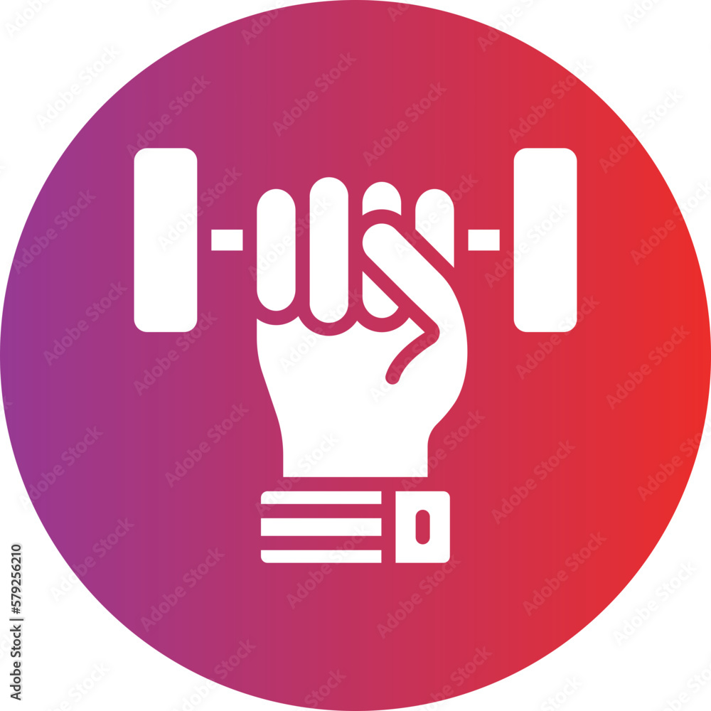 Vector Design Weight Lifting Icon Style Vector Design Weight Lifting Icon Style