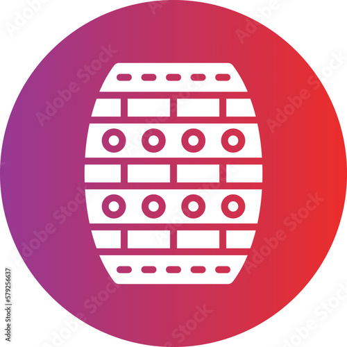 Vector Design Barrel Icon Style