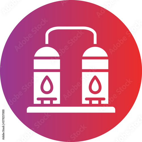 Vector Design Oil Refinery Icon Style