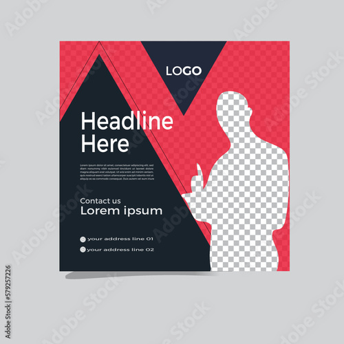 a social media business template for presentation.