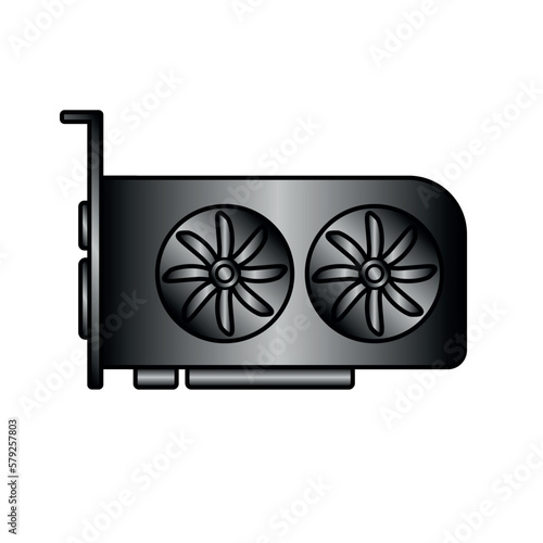 Graphic card icon.
