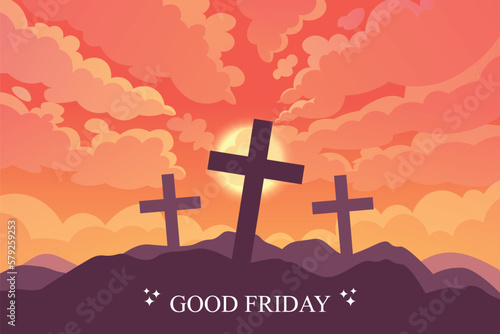 Good Friday background.