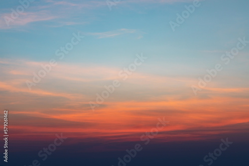 Beautiful Evening Sunset Sky background © AungMyo