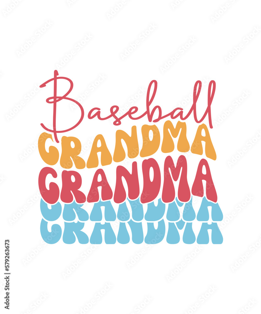 Baseball Grandma svg