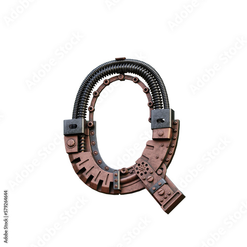 Wallpaper Mural Steampunk 3D Alphabet - View 5 Torontodigital.ca