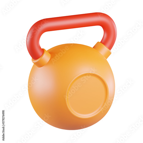 Kettle Weight 3D Icon