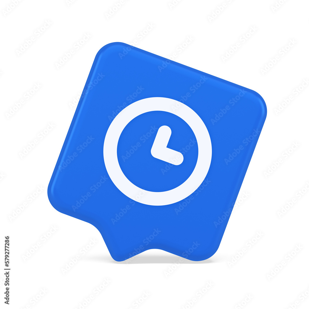 Timer countdown deadline control button time management watch web app design 3d speech bubble icon Timer countdown deadline control button time management watch web app design 3d speech bubble icon