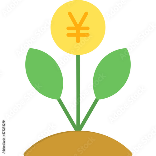 Chinese Money Plant Icon