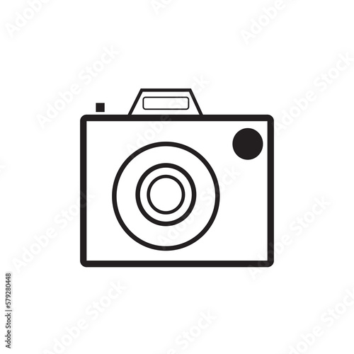 digital camera icon vector