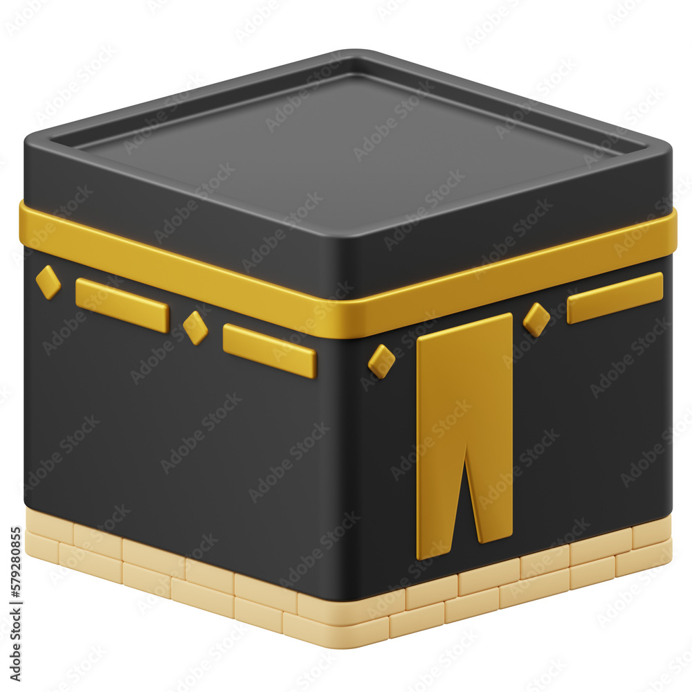 Kaaba 3D Icon