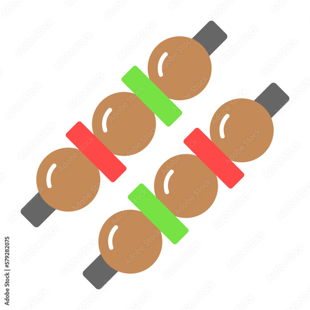 An amazing vector design of bbq sticks, cooking equipments An amazing vector design of bbq sticks, cooking equipments