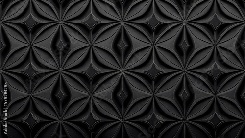 Akashic black on black luxury minimalist wallpaper