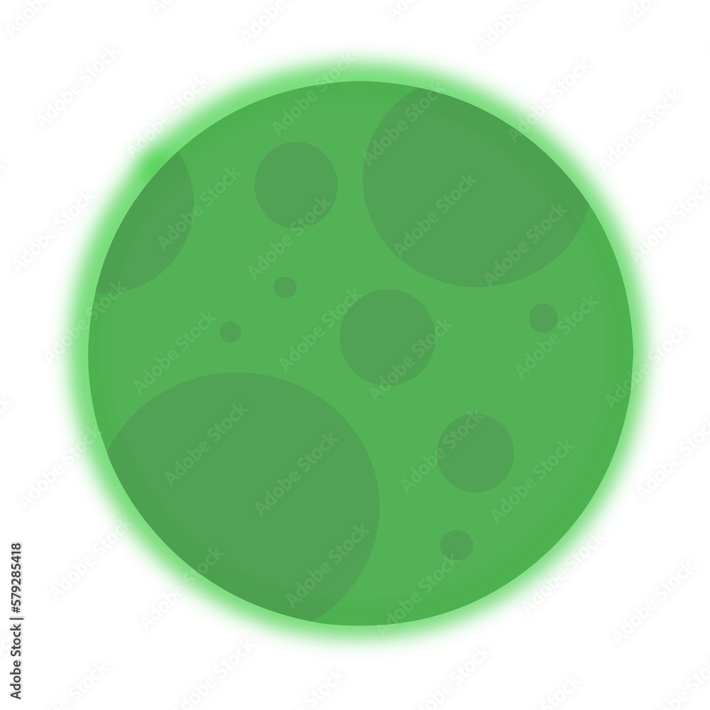 green full moon ramadhan theme element design green full moon ramadhan theme element design
