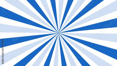 Comic background animation, vintage pop art background, with animated radial rays and dots pattern. Motion graphics and digital composition