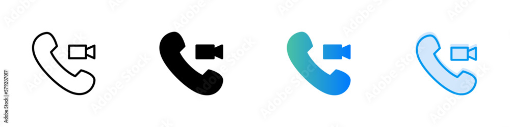 video call icon. sign for mobile concept and web design. vector illustration video call icon. sign for mobile concept and web design. vector illustration
