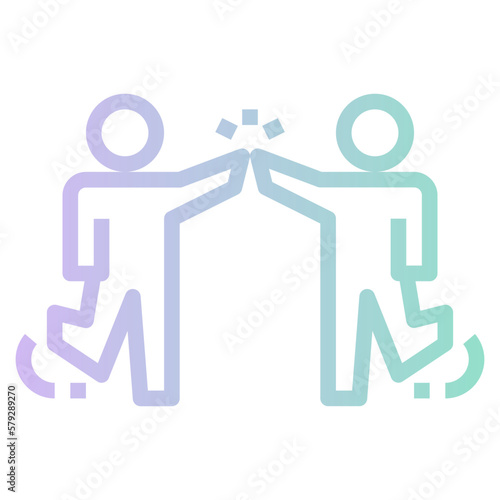 high five