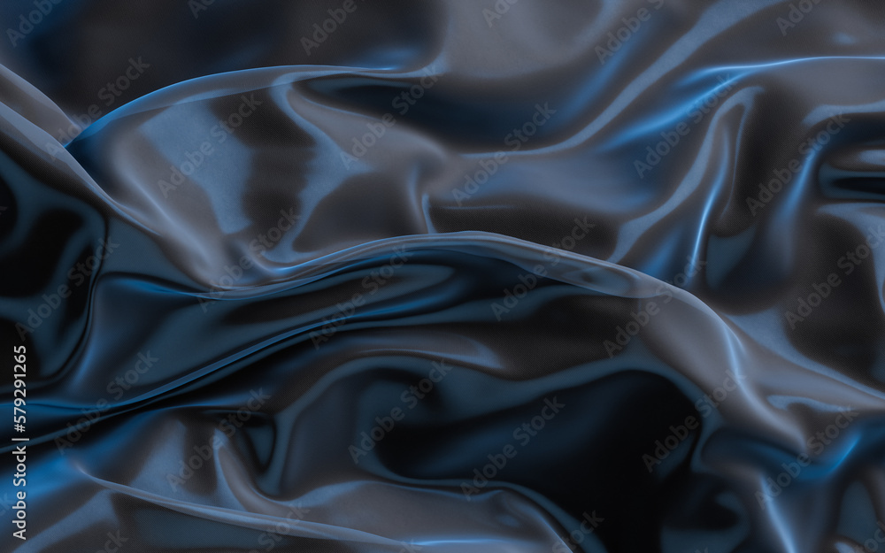 Smooth wave cloth background, 3d rendering. Smooth wave cloth background, 3d rendering.