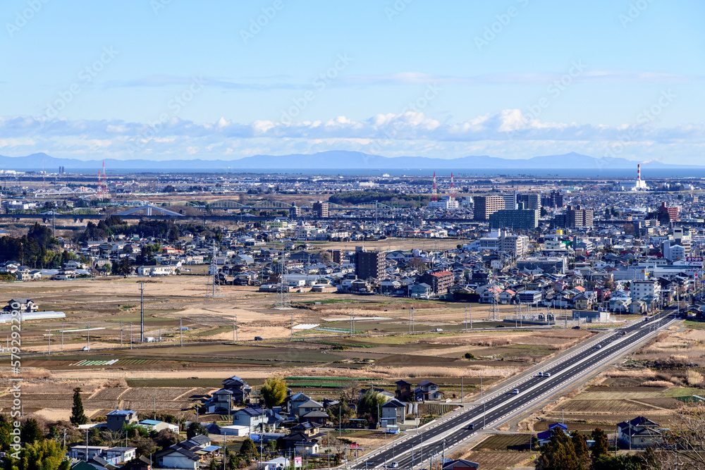 Obraz premium 仙台市遠望
