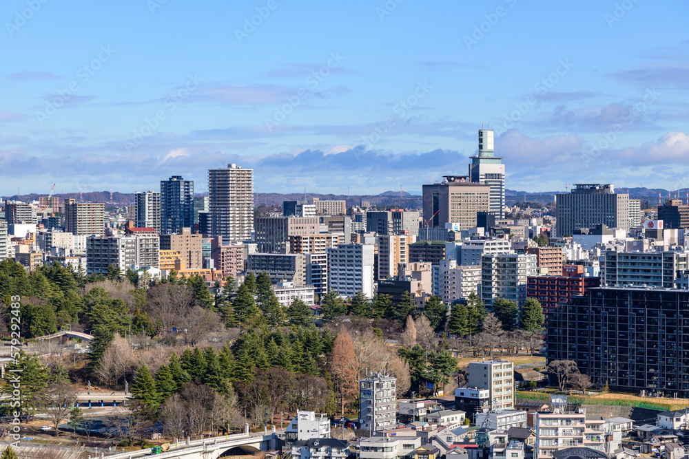 Obraz premium 仙台市遠望