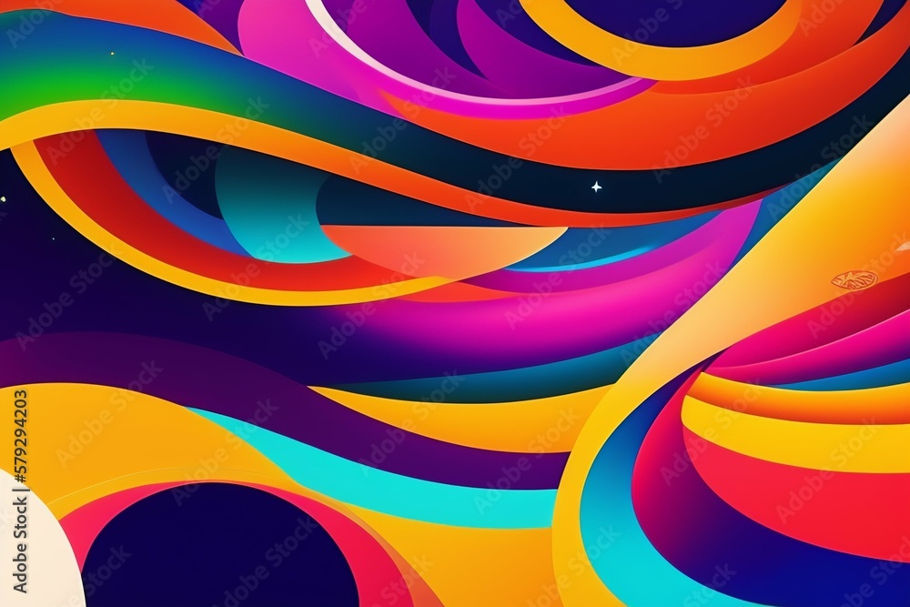 Obraz premium abstract colorful background ai generative