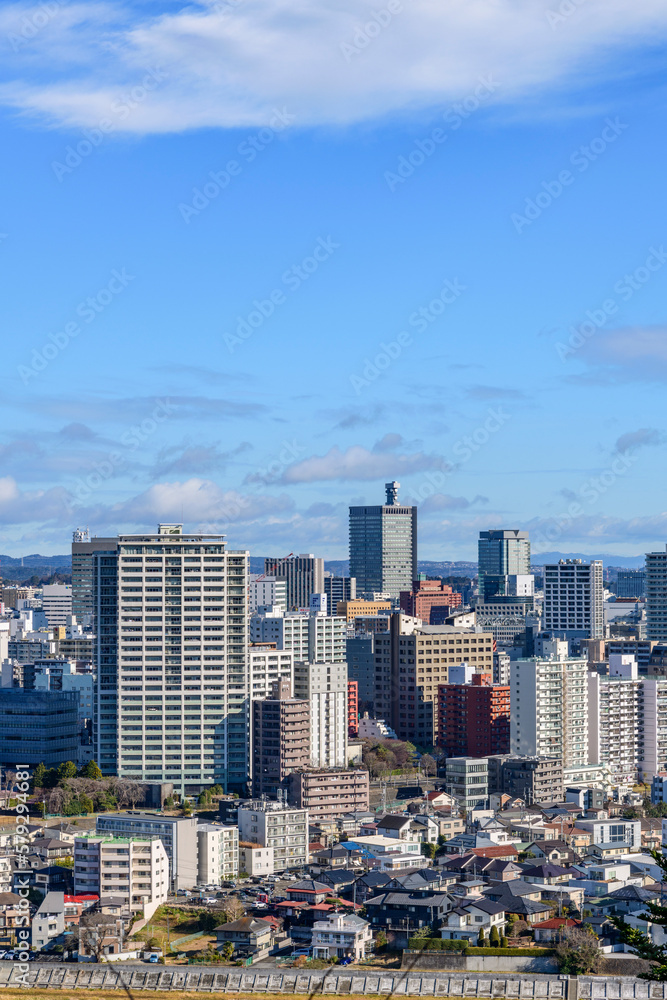 Naklejka premium 仙台市遠望