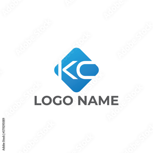 Free Download Vector initial kc logo design vector - GFXLoad