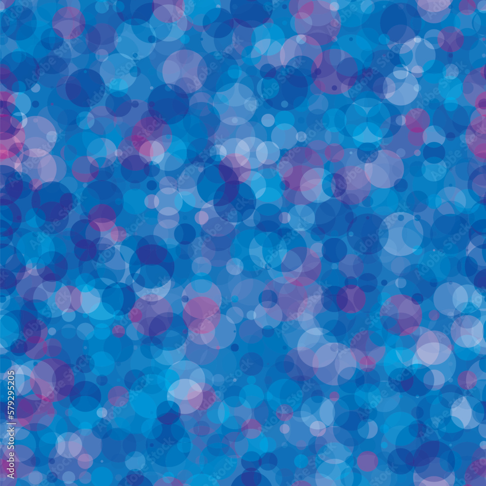 Seamless pattern with different circles. Vector file for designs.