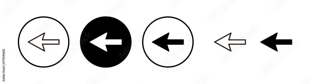 Arrow icon vector illustration. Arrow sign and symbol for web design. Arrow icon vector illustration. Arrow sign and symbol for web design.
