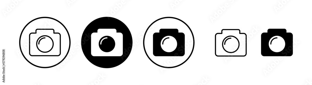 Camera icon vector illustration. photo camera sign and symbol. photography icon. Camera icon vector illustration. photo camera sign and symbol. photography icon.