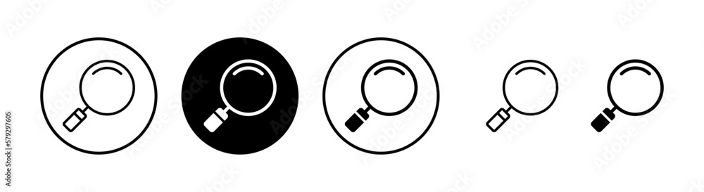 Search icon vector illustration. search magnifying glass sign and symbol Search icon vector illustration. search magnifying glass sign and symbol