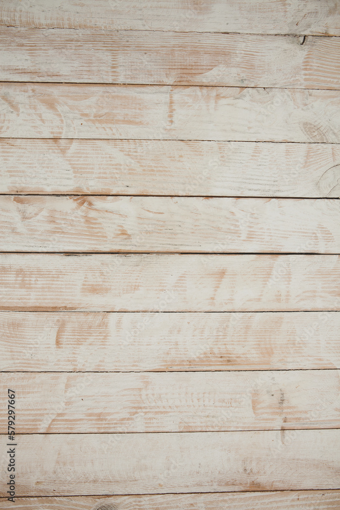 Naklejka premium Colored wood table floor with natural pattern texture. Empty wooden board background. empty template for design