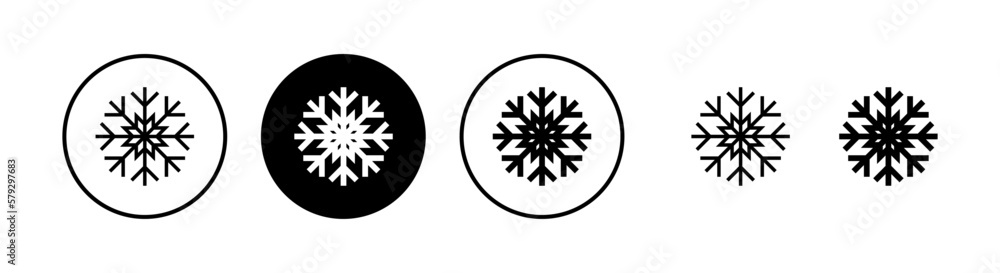 Snow icon vector illustration. snowflake sign and symbol Snow icon vector illustration. snowflake sign and symbol
