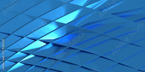 3d abstract blue background