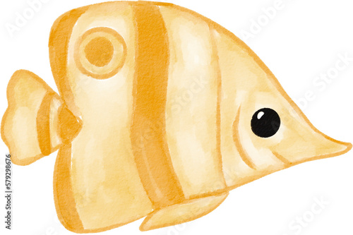 fish cute watercolor png